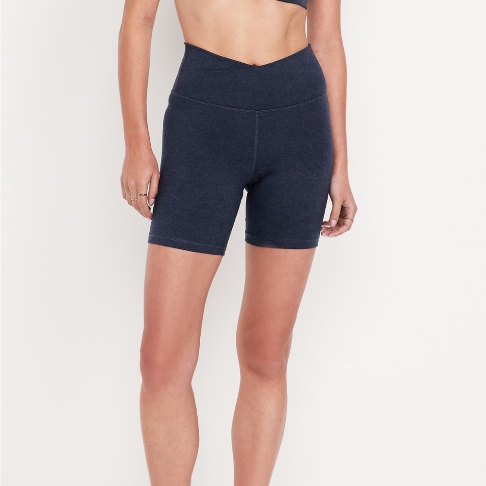 Old Navy extra high waisted biker shorts